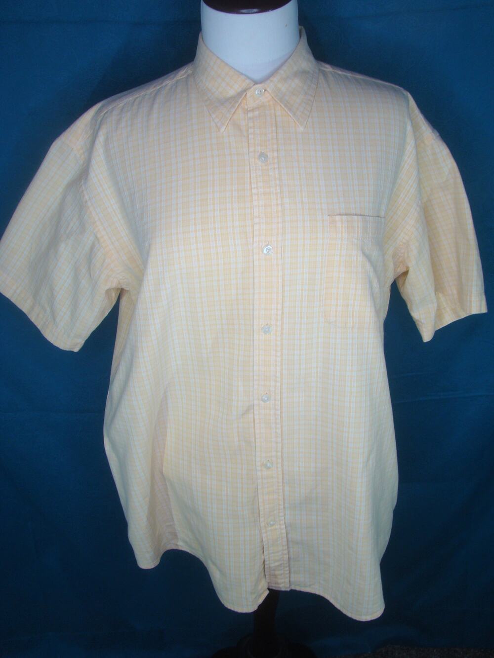 Austin Clothing, Casual Button down SS Men's L
